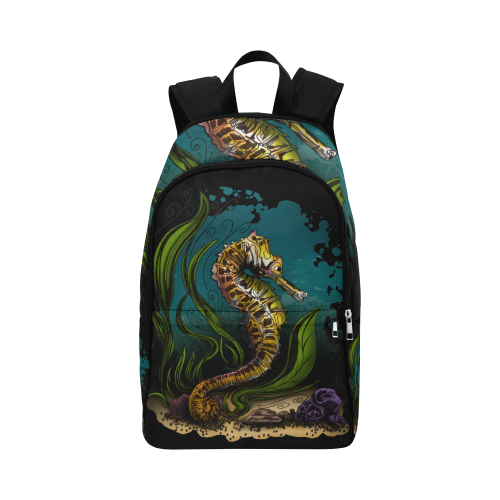 Seahorse Fabric Backpack for Adult (Model 1659)