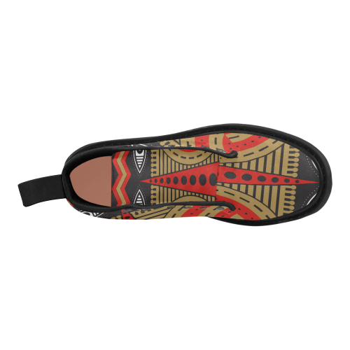 illuminati tribal Martin Boots for Women (Black) (Model 1203H)