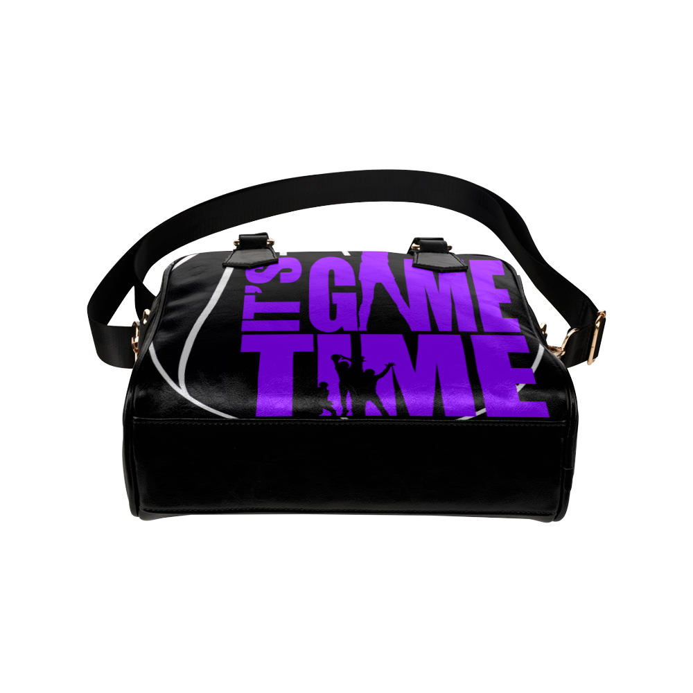 Its Game Time - Purple Shoulder Handbag (Model 1634)