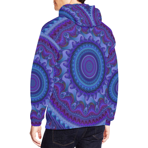 MANDALA PASSION OF LOVE All Over Print Hoodie for Men (USA Size) (Model H13)