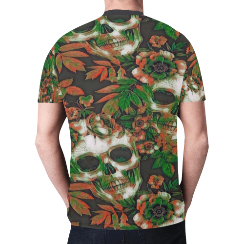 Woke Skulls Festival 13 New All Over Print T-shirt for Men (Model T45)