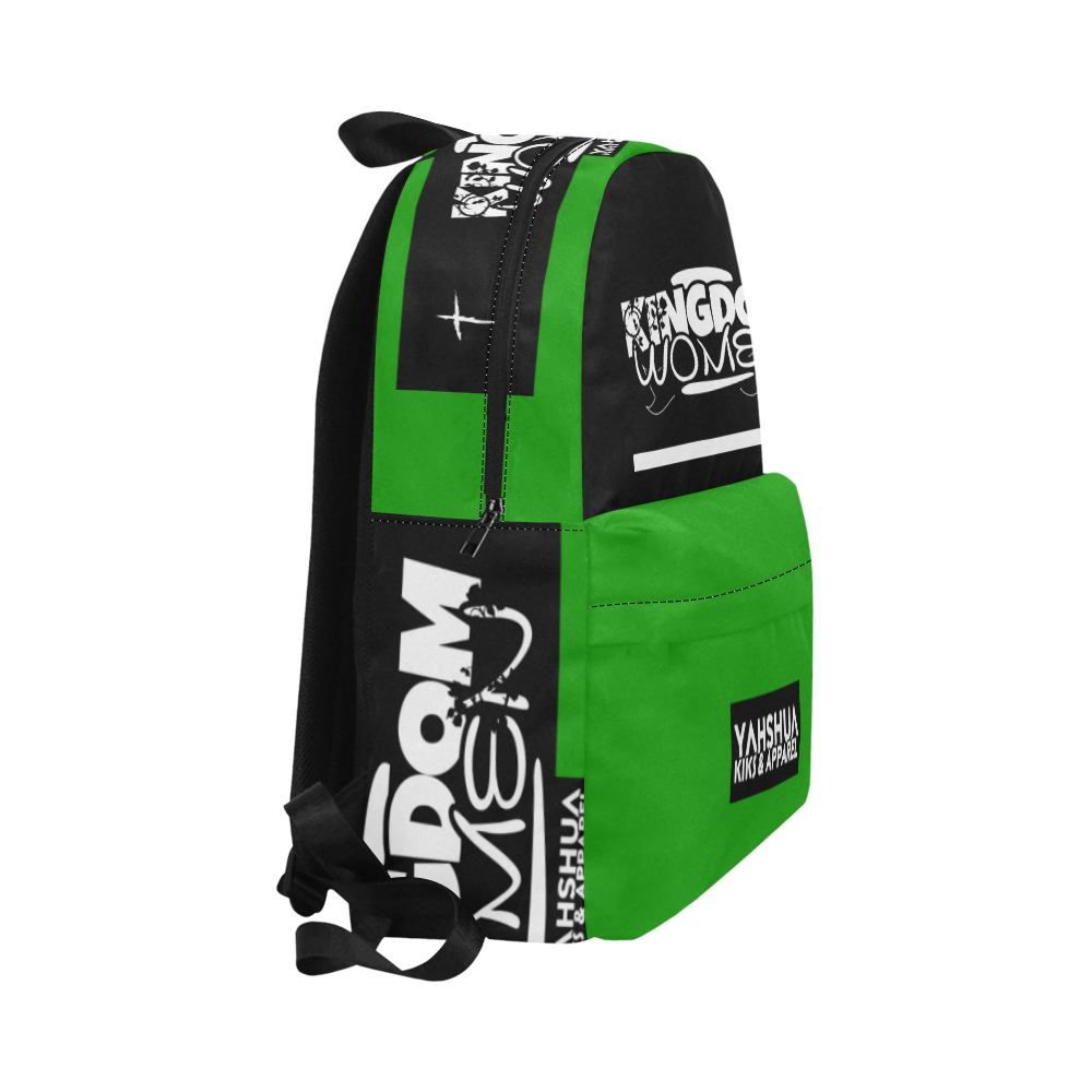 Neon Green/Black Unisex Classic Backpack (Model 1673)