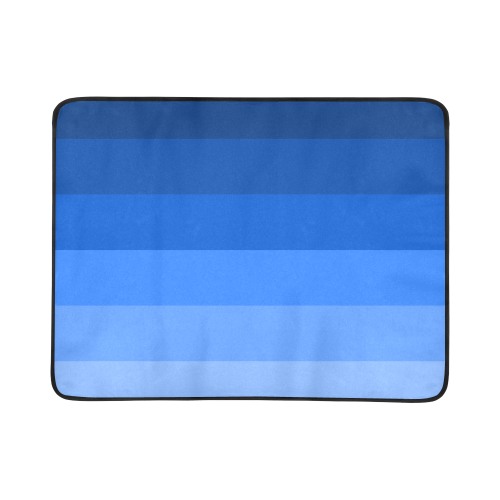 Blue stripes Beach Mat 78"x 60"