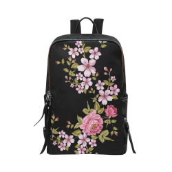 Pure Nature - Summer Of Pink Roses 1 Unisex Slim Backpack (Model 1664)