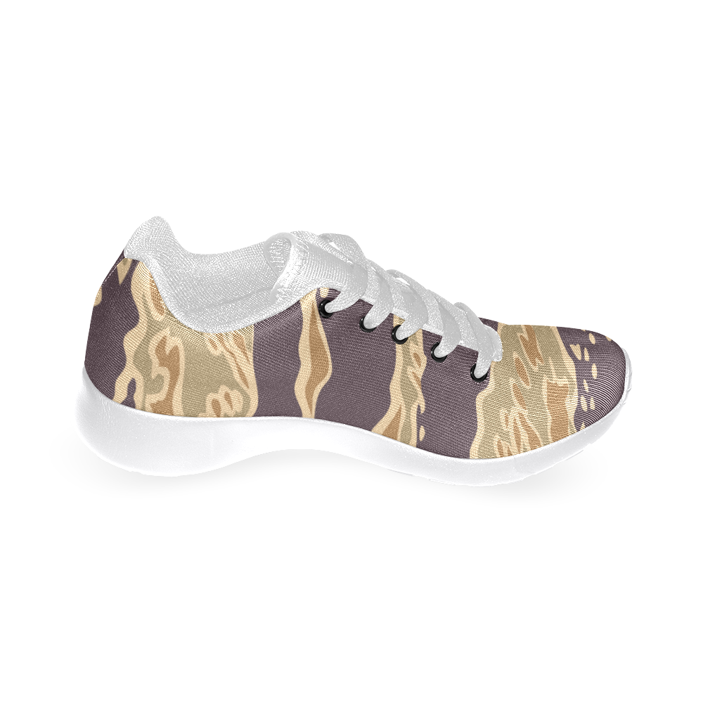 Sporty Camo Trainer White Soul Women’s Running Shoes (Model 020)