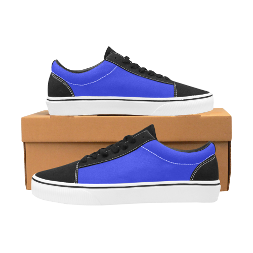 FAT BOY - Blue Champagne Hybrid Skateboard Shoes Men's Low Top Skateboarding Shoes (Model E001-2)
