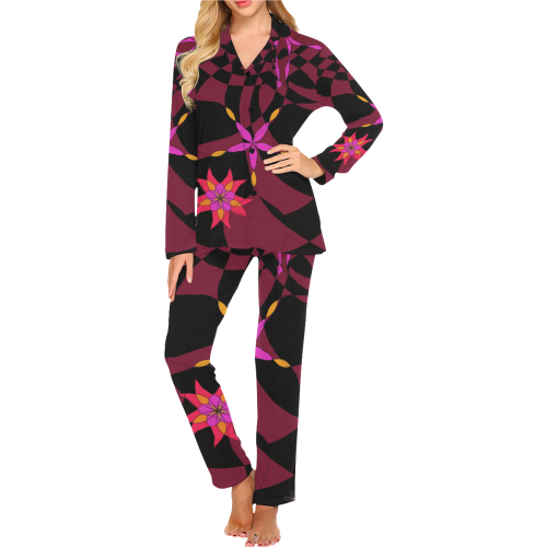 Abstract # 12 Women's Long Pajama Set