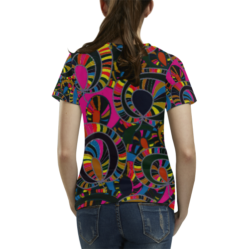 bb 00258 All Over Print T-Shirt for Women (USA Size) (Model T40)
