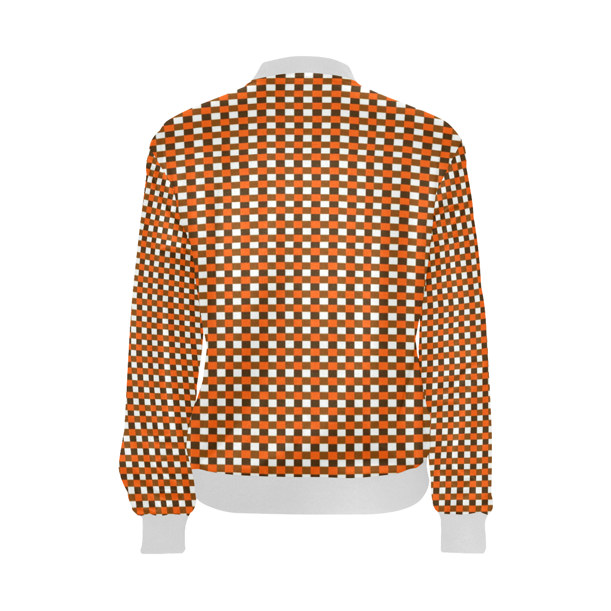 CHECKERBOARD 420 All Over Print Bomber Jacket for Women (Model H36)