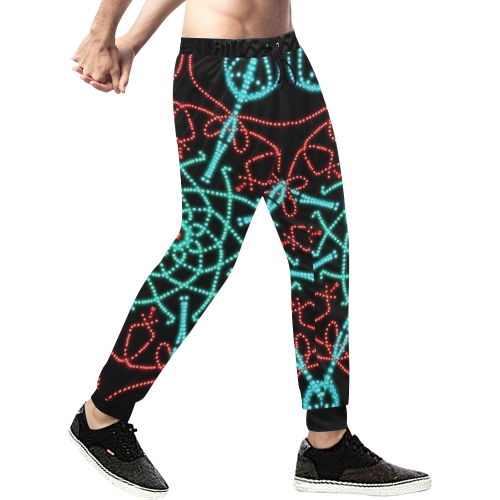 :Convergence: Men's All Over Print Sweatpants (Model L11)