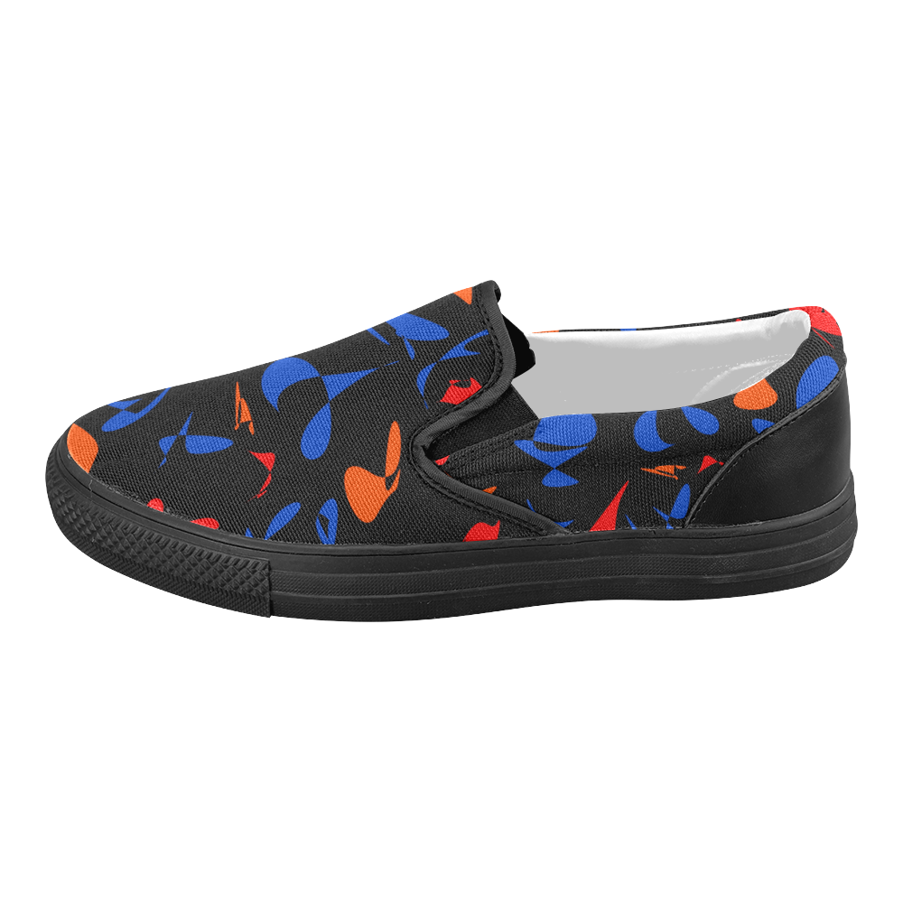 zappwaits holiday 03 Women's Slip-on Canvas Shoes (Model 019)