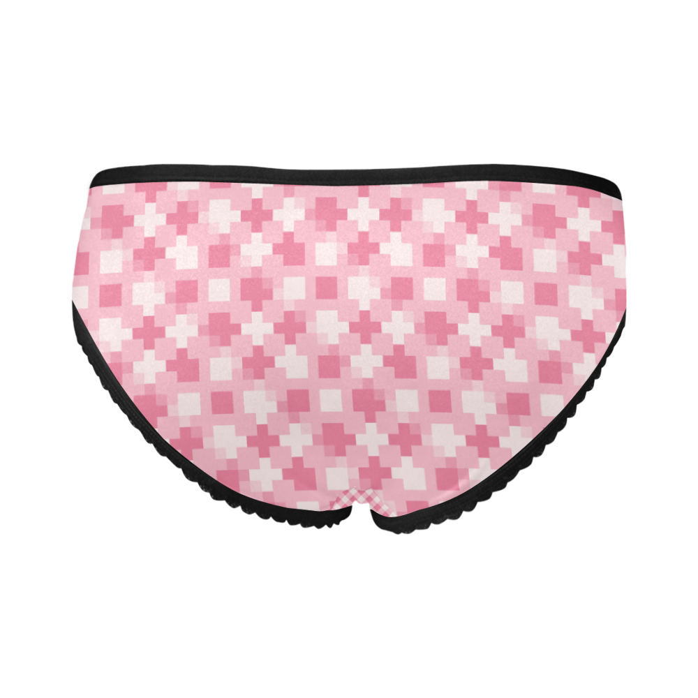pink pattern Women's All Over Print Girl Briefs (Model L14)