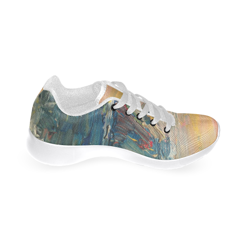 Mountains painting Women’s Running Shoes (Model 020)