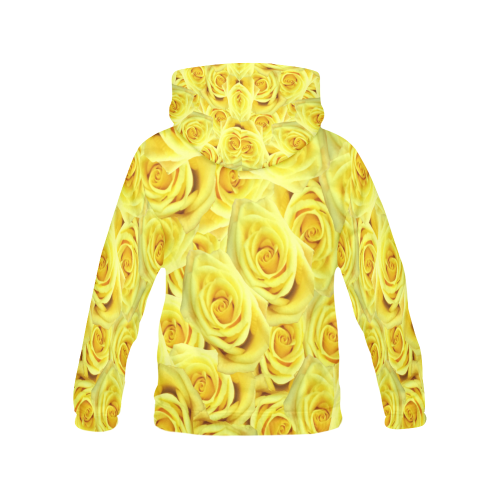Candlelight Roses All Over Print Hoodie for Women (USA Size) (Model H13)