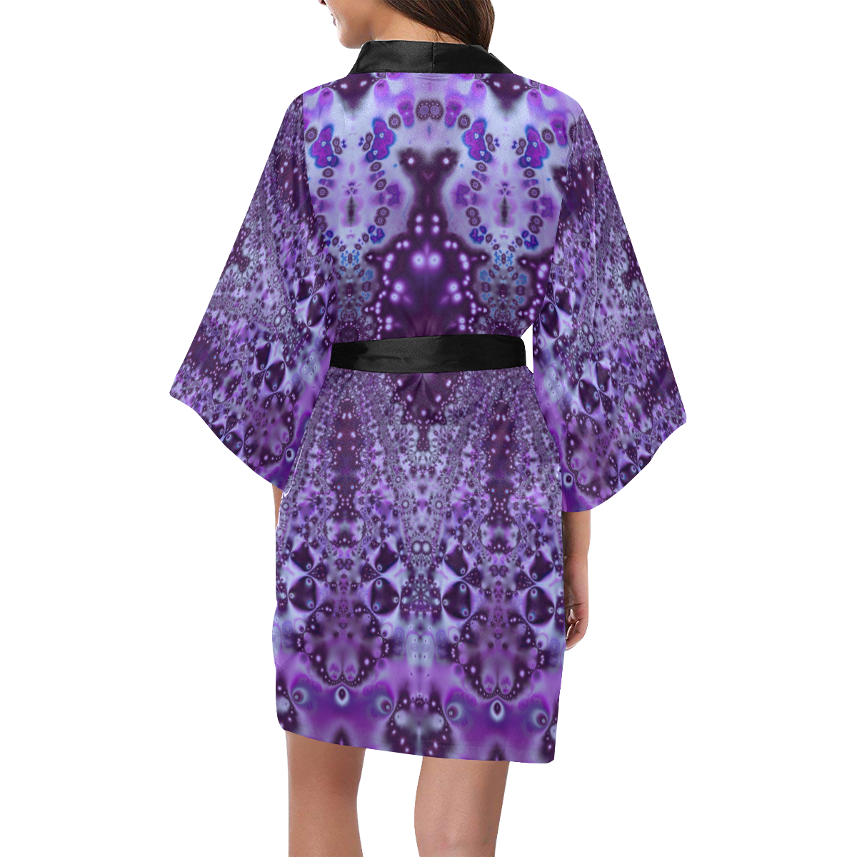 Purple Cathedral Kimono Robe