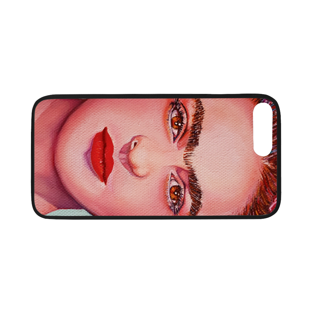 FRIDA IN YOUR FACE Rubber Case for iPhone 7 plus (5.5”)