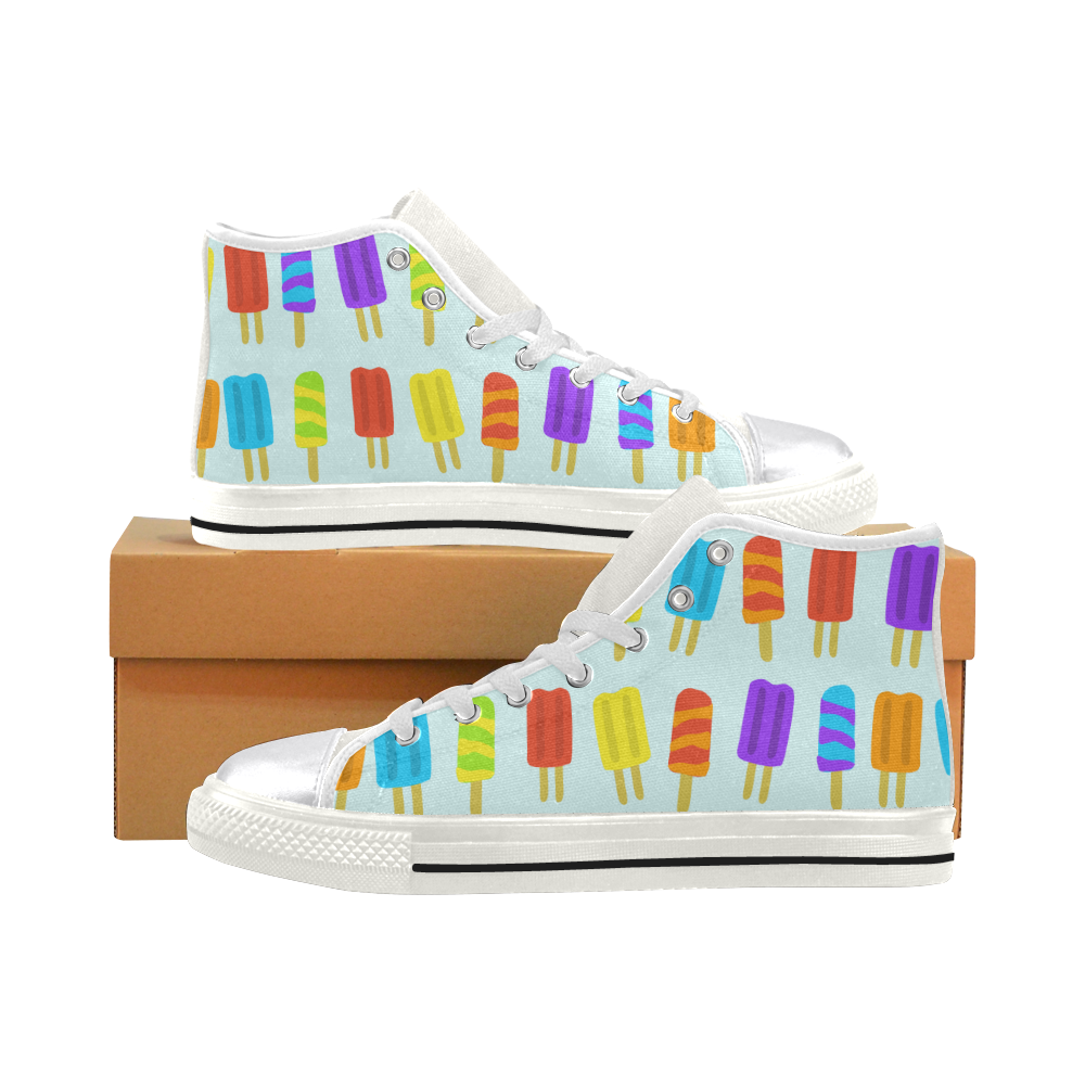 Icepop Women's Classic High Top Canvas Shoes (Model 017)