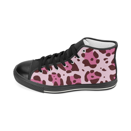 PINK PASSION Women's Classic High Top Canvas Shoes (Model 017)