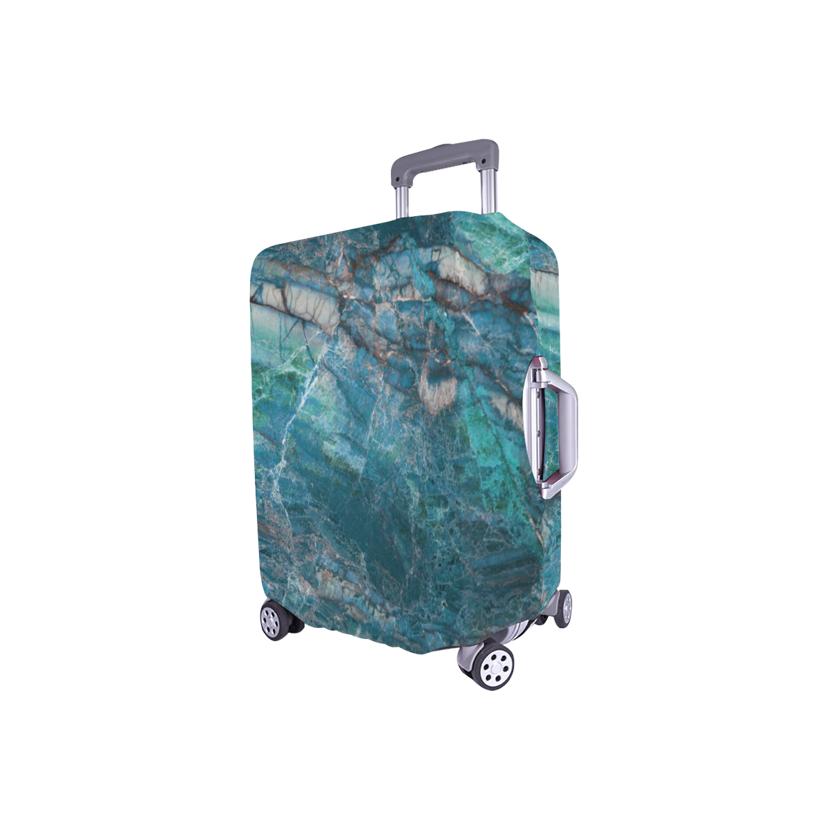 Marble - siena turchese Luggage Cover/Small 18"-21"
