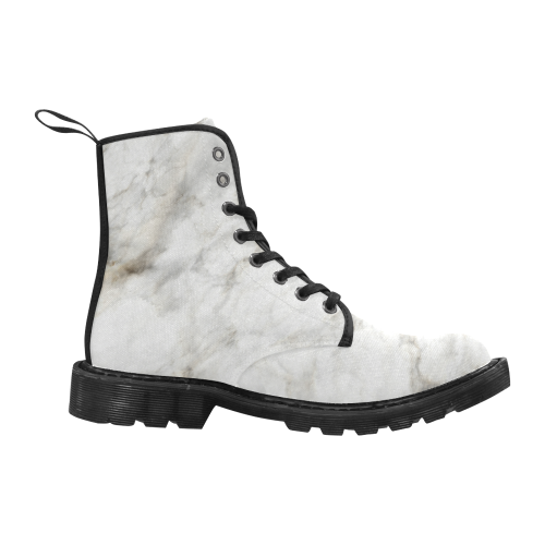 Marble Face by Jera Nour Martin Boots for Women (Black) (Model 1203H)