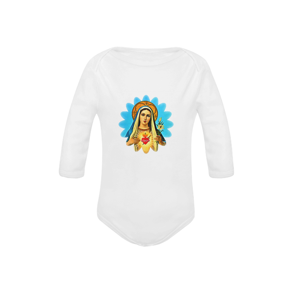 Mother Mary Baby Powder Organic Long Sleeve One Piece (Model T27)