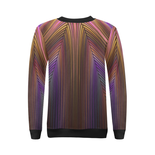 Art Deco Pattern II All Over Print Crewneck Sweatshirt for Women (Model H18)