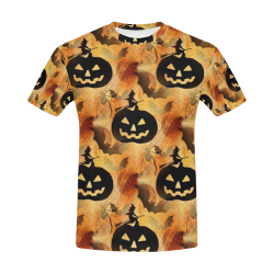 Halloween by Nico Bielow All Over Print T-Shirt for Men (USA Size) (Model T40)