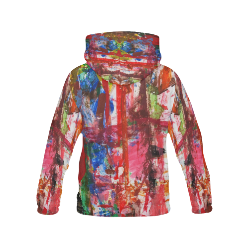 Paint on a white background All Over Print Hoodie for Women (USA Size) (Model H13)
