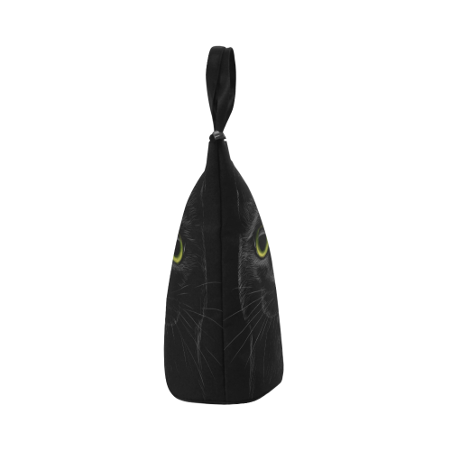 Black Cat Nylon Lunch Tote Bag (Model 1670)