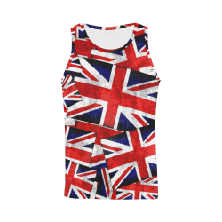 Union Jack British UK Flag All Over Print Tank Top for Men (Model T43)