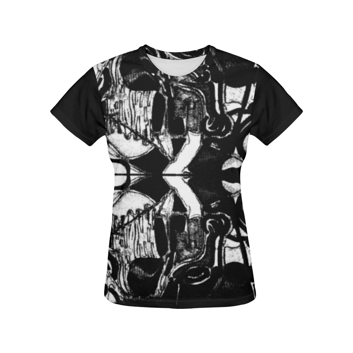 Desier All Over Print T-Shirt for Women (USA Size) (Model T40)