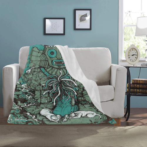 medusa at war (with cats) Ultra-Soft Micro Fleece Blanket 30''x40''