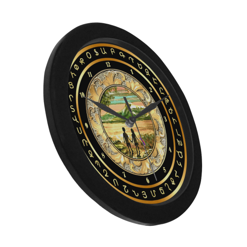 Children of Armenia Circular Plastic Wall clock