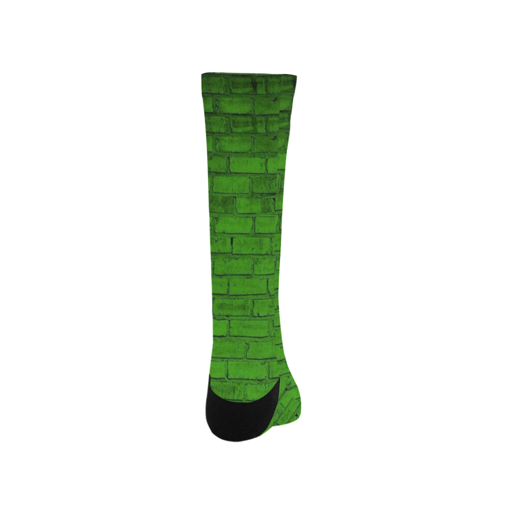 brick paint green socks Trouser Socks