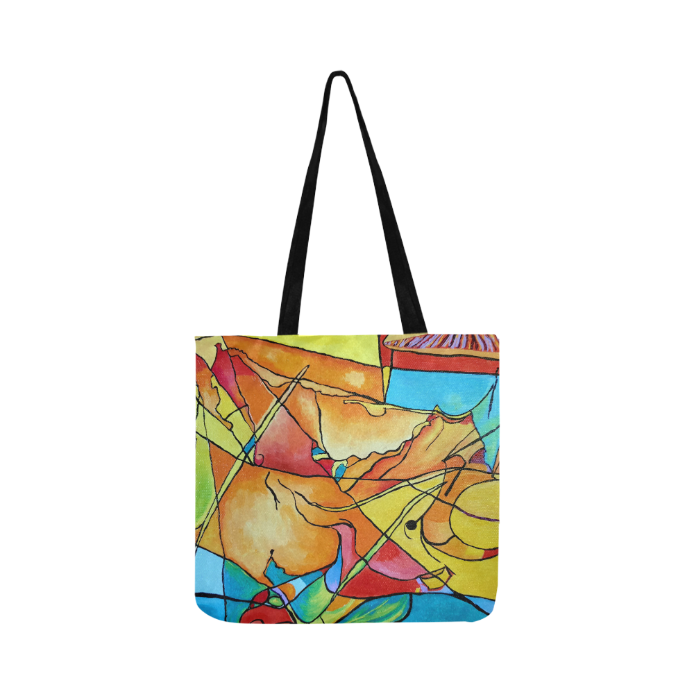 ABSTRACT NO. 1 Reusable Shopping Bag Model 1660 (Two sides)
