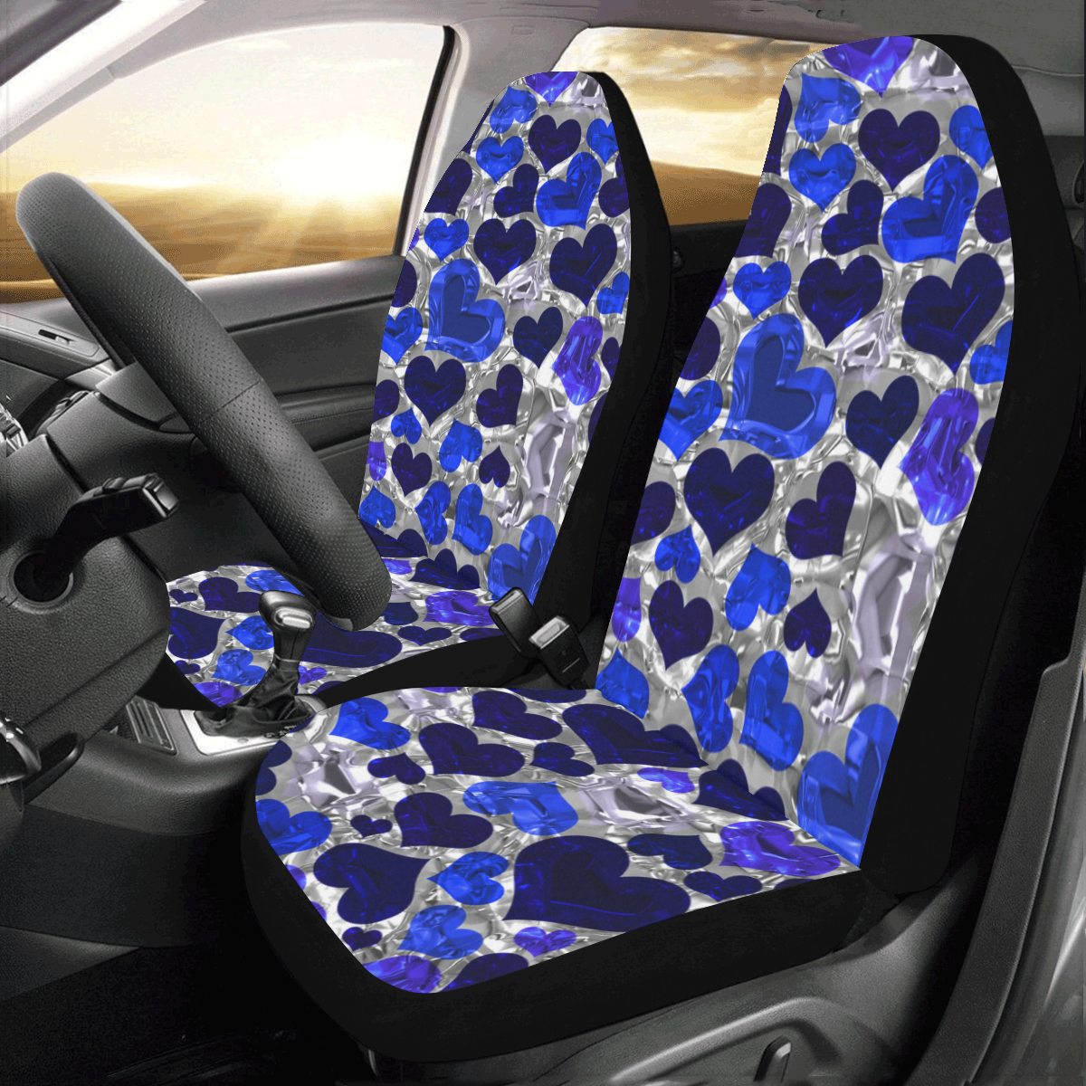 Heart 20160909 Car Seat Covers (Set of 2)