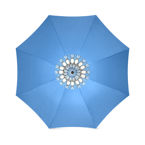 Blue Mandela Foldable Umbrella (Model U01)