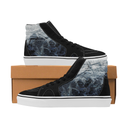 oil_a Women's High Top Skateboarding Shoes (Model E001-1)