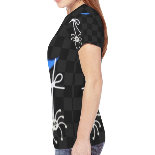 Moon and spider New All Over Print T-shirt for Women (Model T45)