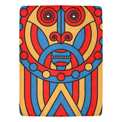 Aztec Maasai Lion Tribal Ultra-Soft Micro Fleece Blanket 60"x80"
