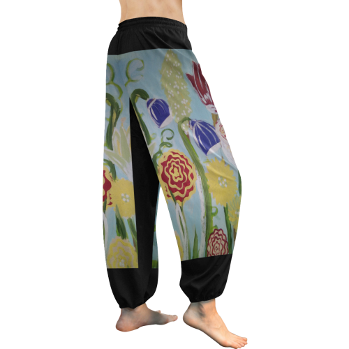 wild flowers Women's All Over Print Harem Pants (Model L18)