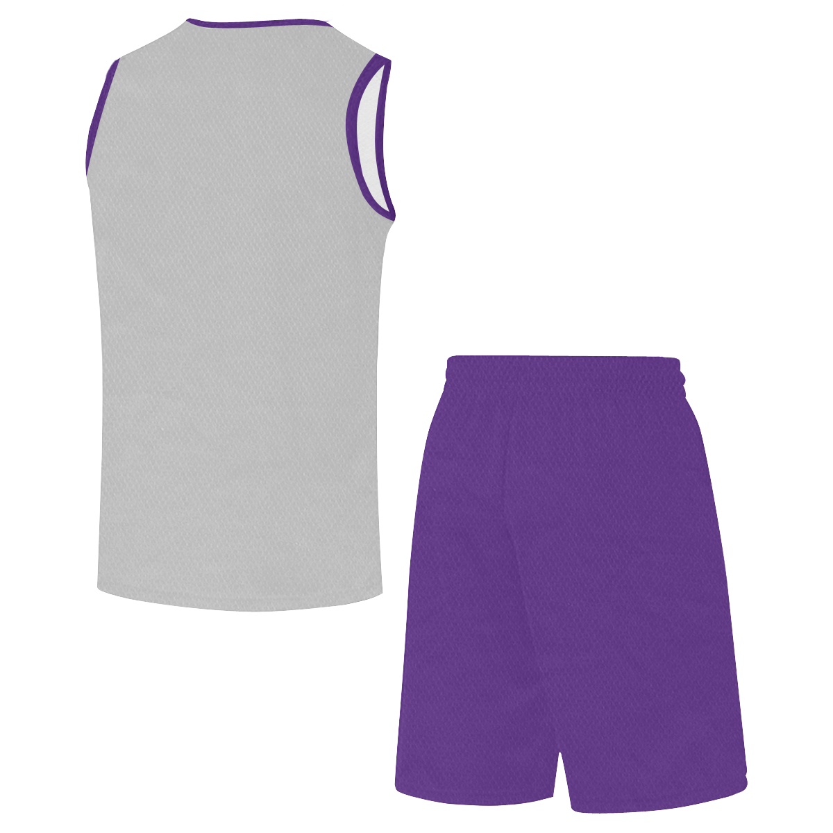 Football and Football Helmet Sports Purple and Silver All Over Print Basketball Uniform