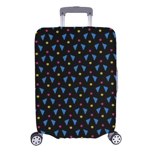Funny Doodle Pattern 2A by JamColors Luggage Cover/Large 26"-28"