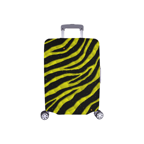 Ripped SpaceTime Stripes - Yellow Luggage Cover/Small 18"-21"