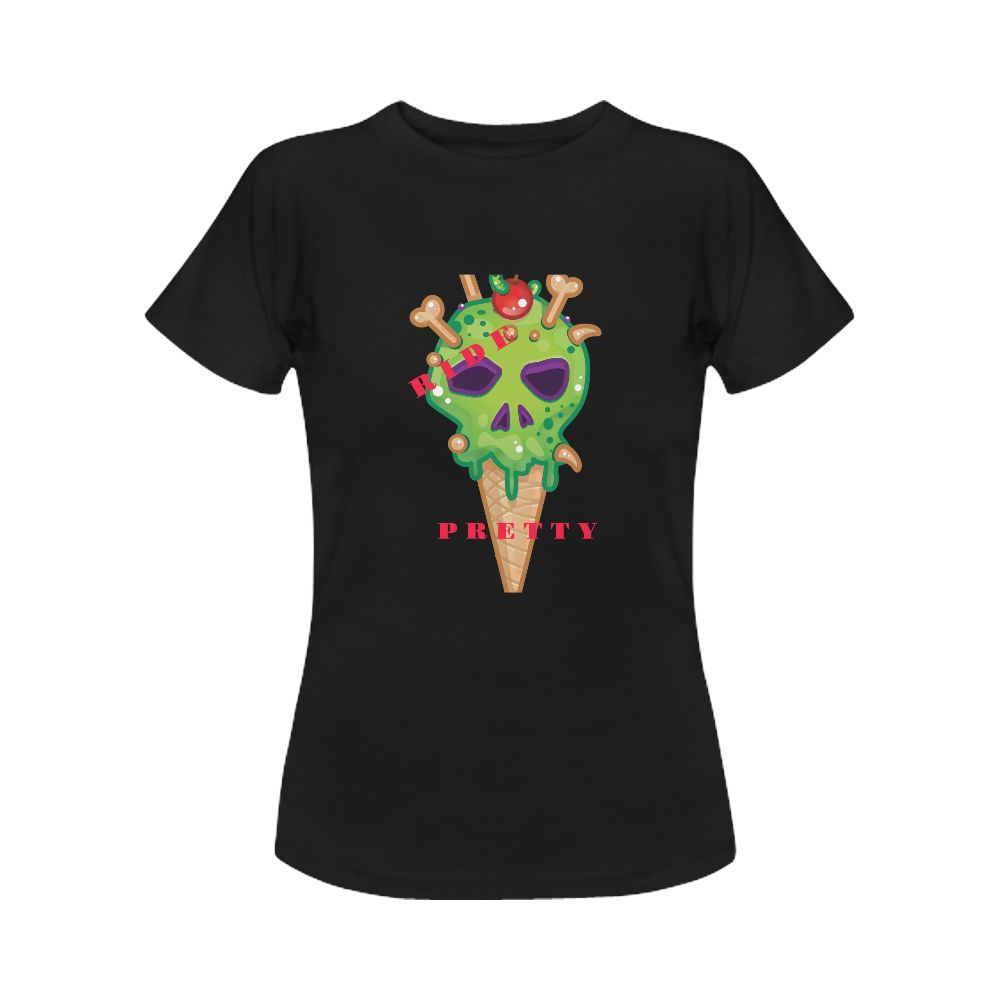 Ice cream Women's T-Shirt in USA Size (Front Printing Only)