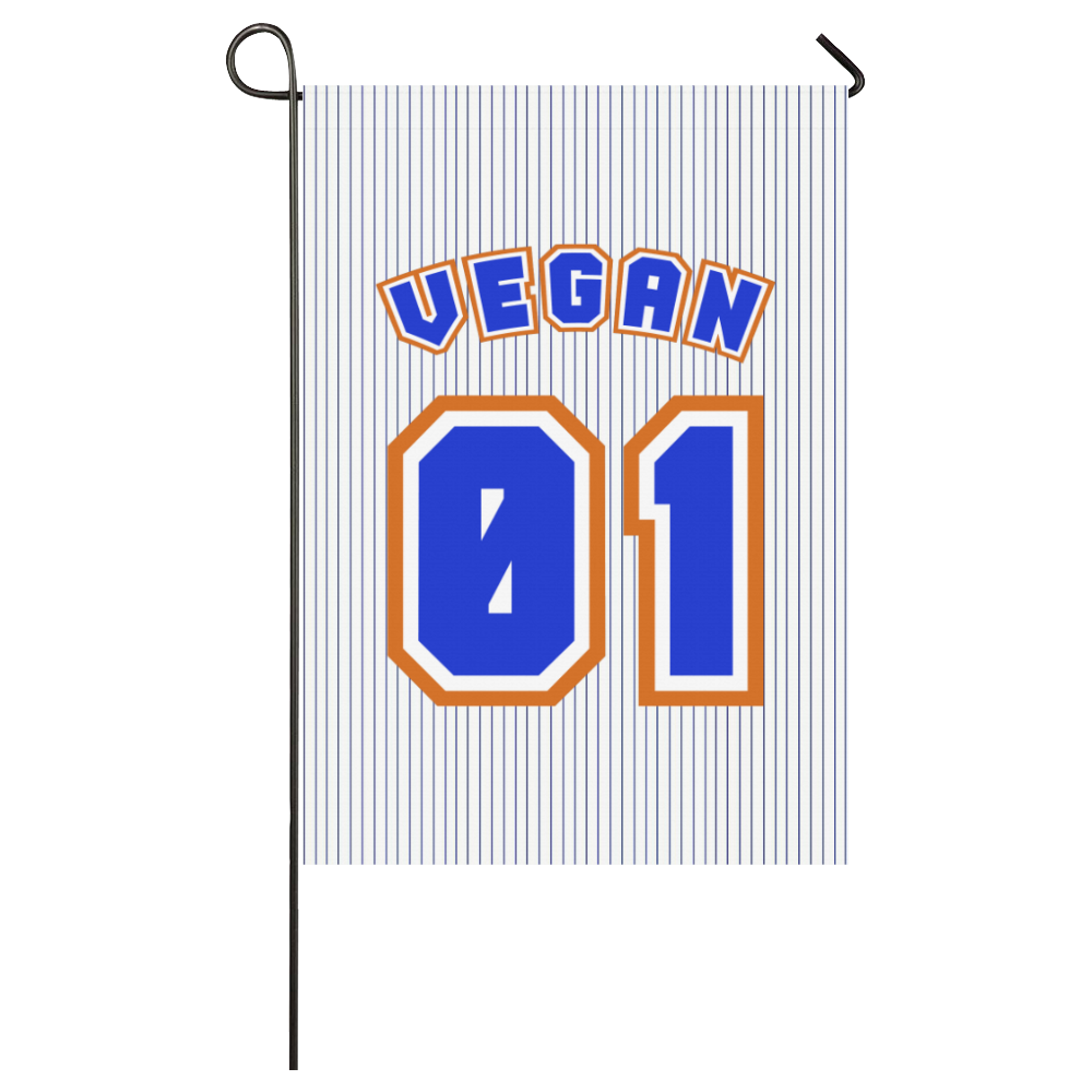 No. 1 Vegan Garden Flag 28''x40'' （Without Flagpole）