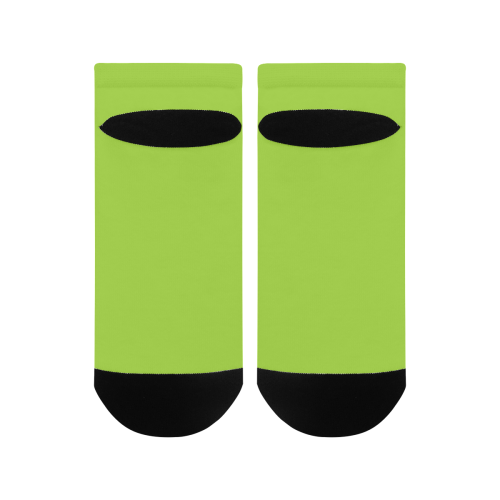 color yellow green Men's Ankle Socks