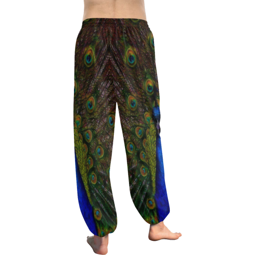 Awesome Peacock Women's All Over Print Harem Pants (Model L18)