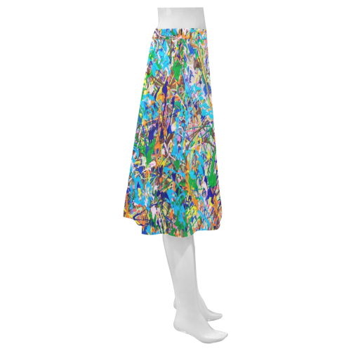 Chill Mnemosyne Women's Crepe Skirt (Model D16)