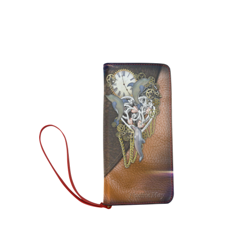 Our dimension of Time Women's Clutch Wallet (Model 1637)